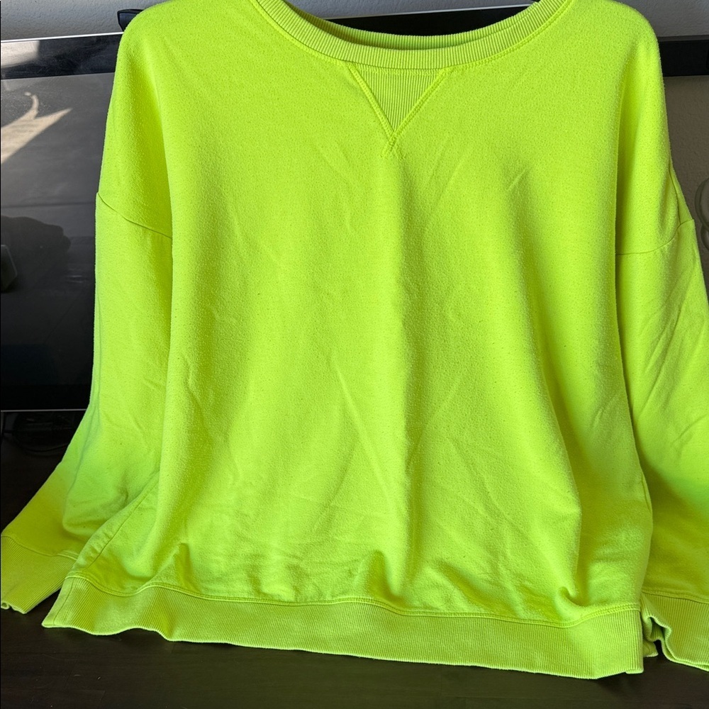 DSG Neon Yellow Crew Neck Sweater